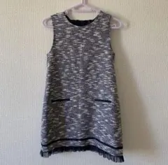 ツイード ワンピース　入学式　卒園式　フォーマル　　GU 130