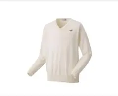 ヨネックス Vネックセーター オフホワイト Lサイズ