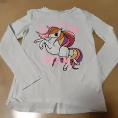 H&M 長袖シャツ　140cm ユニコーン
