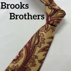 【ヴィンテージ】ブルックスブラザーズ　ペイズリー柄 オールシルク　ネクタイ