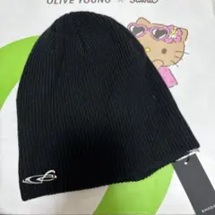 EMODA ニット帽　黒のサムネイル