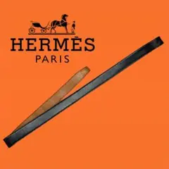HERMES ベルト リバーシブル レザー ブラック ブラウン バックルなしのサムネイル