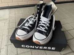 CONVERSE RUN STAR HIKE HI ブラック/ホワイト 9
