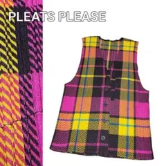 PLEATS PLEASE プリーツプリーズ チェック ベストのサムネイル