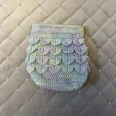 【極美品】ハンドメイドがま口ポーチ