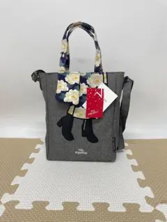 【しっかり生地感！】ミスサパト 着物ブーツミニショルダー RB7421 GY