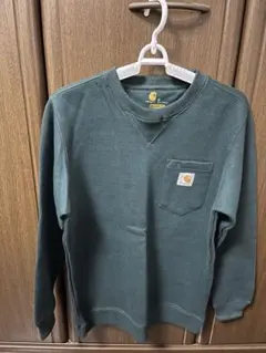 Carhartt ダークグリーン トレーナー Mサイズ