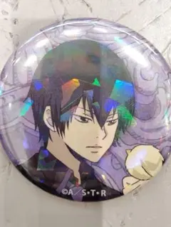 家庭教師ヒットマンREBORN　ひこくじ　ホログラム缶バッジ　雲雀