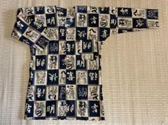 新品 鯉口シャツ 柄シャツ ダボシャツ 鯉 和柄 どんぶり だんじり 祭　L80