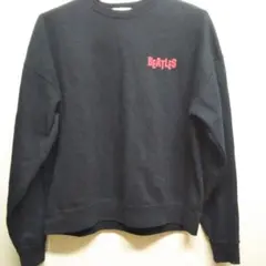 BEATLESロゴ ブラックトレーナー