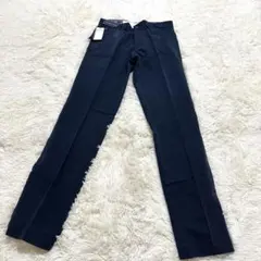 未使用タグ付ポロバイラルフローレン復刻現行 ポロチノ綿100ネイビーW32