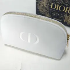 Dior ディオール ベロア ベルベット ポーチ ホワイト
