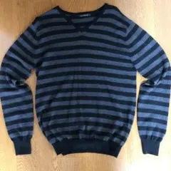 処分前に最終価格‼️アーバンリサーチニット セーター 黒✖️グレーのボーダー