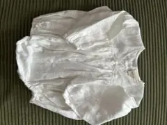 marlowandmae 白 リネンロンパース