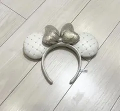 ディズニー　カチューシャ　ホワイト