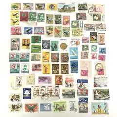 【海外記念切手】東南アジア 使用済み 80枚セット まとめ売り