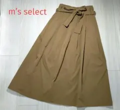 m’s select エムズセレクト　フレアスカート　サイズ34　キャメル色のサムネイル