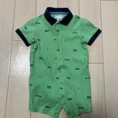 Ralph Lauren 12M 80cm緑色ロンパース