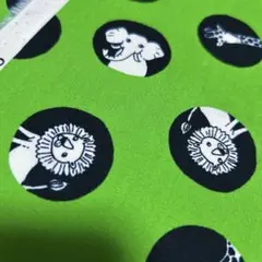 【ブロードプリント】可愛いアニマル 約111×48cm ラスト