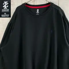 アイゾッド IZOD 古着　長袖　スウェット 裏起毛　刺繍　オーバーサイズ