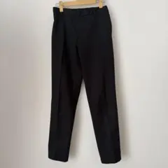 無印良品 / ストレッチ二重織りイージーテーパードパンツ(黒)Mサイズ