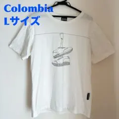 Columbia Lサイズ Tシャツ 靴のイラスト