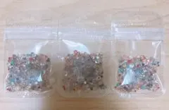 アクリルビーズ レジン　3袋セット