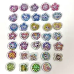 おはじきシール おすそ分けシール 34枚 まじかるベリーベリー きらうさツインズ