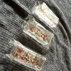 【新品】箸置き　3点セット　まとめ売り　カラトリー　ビジュー カラフル