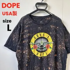 DOPE ドープ ガンズ アンド ローゼズ サンプリング ブリーチ加工 Tシャツのサムネイル