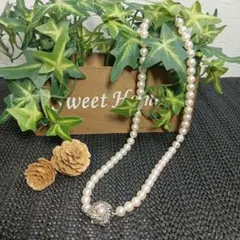 パールネックレス SILVER刻印あり ネックレス フォーマル 冠婚葬祭