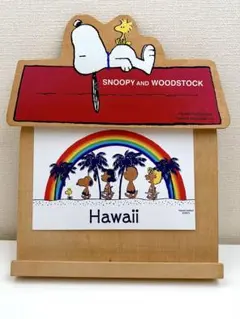 【希少・当時物】スヌーピー 木製メモスタンド レトロ ヴィンテージ ピーナッツ