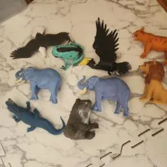 デアゴスティーニ 動物フィギュア 9体セット