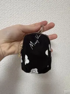 花柄のミニボックスポーチ　 ハンドメイド　縦7×横6