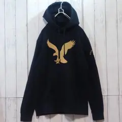 American Eagle ゴールドプリントスウェットパーカー