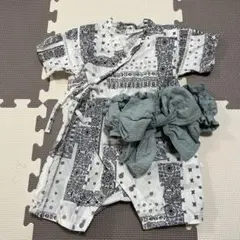 mocmof ベビー浴衣　帯セット