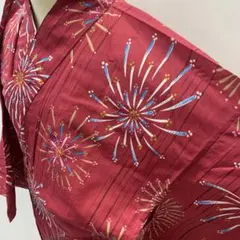 は*も様 Y4⭐️綿浴衣　花火　レディース　逸品