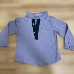 familiar ポロシャツ 100ライトブルー