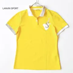 [未使用]LANVIN ランバン スポール♪ゴルフ 半袖ポロシャツ 刺繍のサムネイル