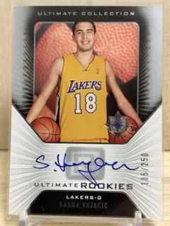 Sasha Vujacic Ultimate Rookies Auto 難あり