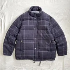 90s chaps ralph lauren check down jacket