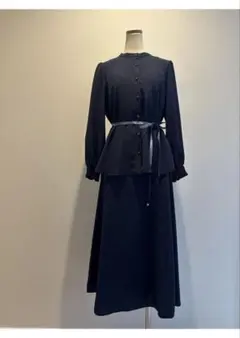 ブルーレーベルクレストブリッジ長袖ブラウス キャミワンピース