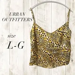 URBAN OUTFITTERS キャミソール Lサイズ レオパード柄 イエローのサムネイル