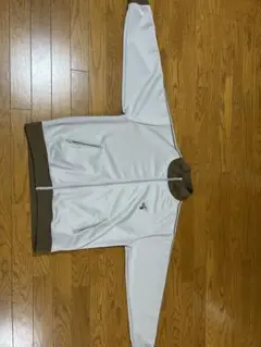SUGGESTION ホワイトブラウン ジャケット Lサイズ