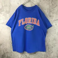 B1319古着　Tシャツ 青　90s Y2K