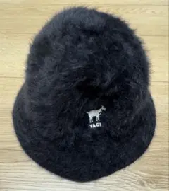 KANGOL × YAGI exhibition ブラックバケットハット M