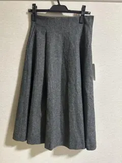 M-PREMIER グレーツイードスカート サイズ36