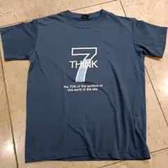 sh3997 HELLY HANSEN Tシャツ THINK 7 ブルー Mのサムネイル