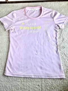 le coq sportif ピンク 半袖Tシャツ　Ｌサイズ