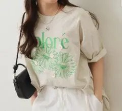 早い者勝ち OLIVE des OLIVE お花刺繍 BIG Tシャツのサムネイル